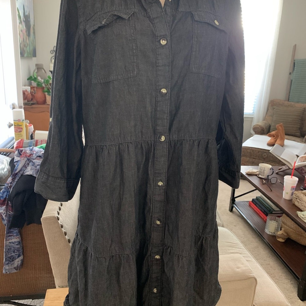 Millenium Black Denim Dress